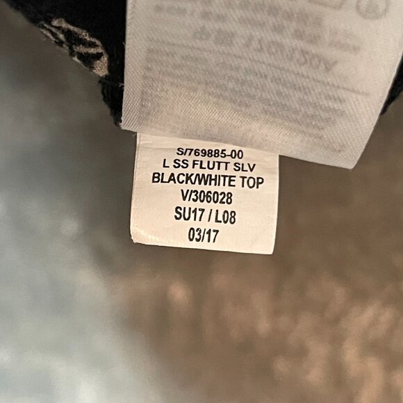 Old Navy Women Boho Peasant Floral Flutter Sleeve Embroidered Tassel Top 2XL - Picture 10 of 10